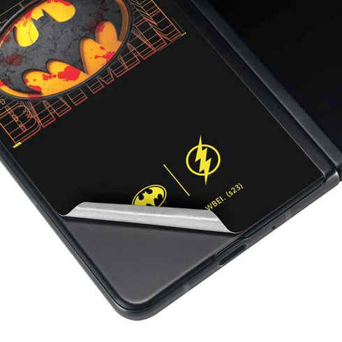 DC Comics The Flash Movie: Batman Bloody Logo Galaxy Z Fold4 5G Skin